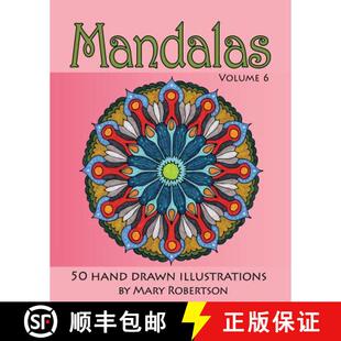 【3-4周达】Mandalas: 50 Hand Drawn Illustrations [9781938519147]