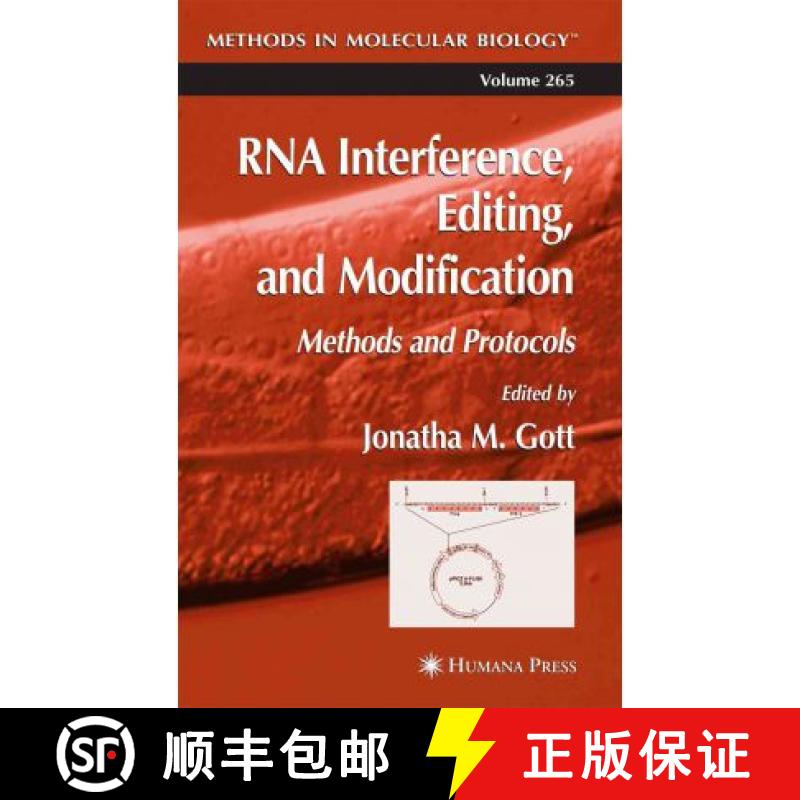 【3-4周达】RNA Interference, Editing, and Modification: Methods and Protocols [9781617374456]