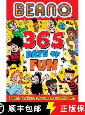 【3-4周达】BEANO 365 DAYS_BEANO NON-FI PB : Jokes, Pranks & Fun for Every Day [9780008616540]