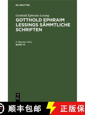 预订 Gotthold Ephraim Lessings Sämmtliche Schriften Gotthold Ephraim Lessings Sämmtliche Schriften [9783112338773]