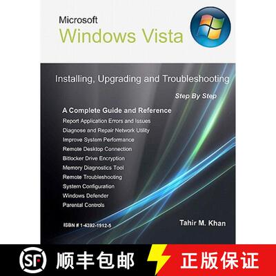【3-4周达】Microsoft Windows Vista: Installing, Upgrading, and Troubleshooting. Step By Step, A Compl... [9781439219126]