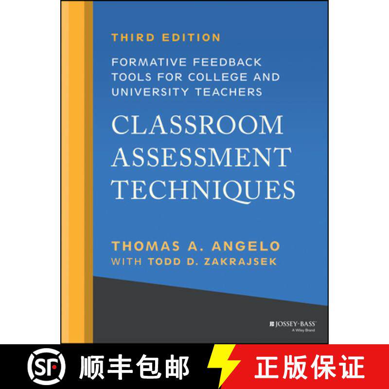 【3-4周达】Classroom Assessment Techniques: Formative Feedbac k Tools for College and University Teac... [9781119860167]