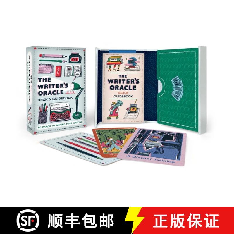 【3-4周达】The Writer's Oracle Deck and Guidebook: 50 Cards to Inspire Your Writing [9780762484393]