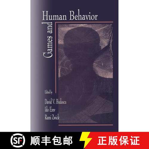 【3-4周达】Games and Human Behavior : Essays in Honor of Amnon Rapoport [9780805826593]