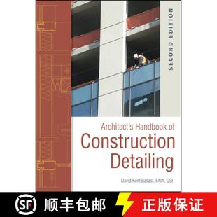 9780470381915 Architect Construction Handbook 4周达 Wiley建筑 Detailing
