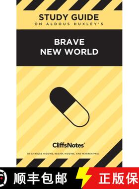 预订 CliffsNotes on Huxley's Brave New World: Literature Notes [9798889159896]