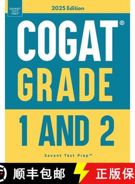 【3-4周达】COGAT Grade 1 and 2: Test Prep with Two Practice Tests [9798985476293]