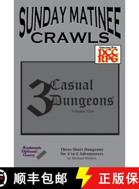 【3-4周达】Sunday Matinee Crawls: 3 Casual Dungeons Volume 1 [9781966330028]