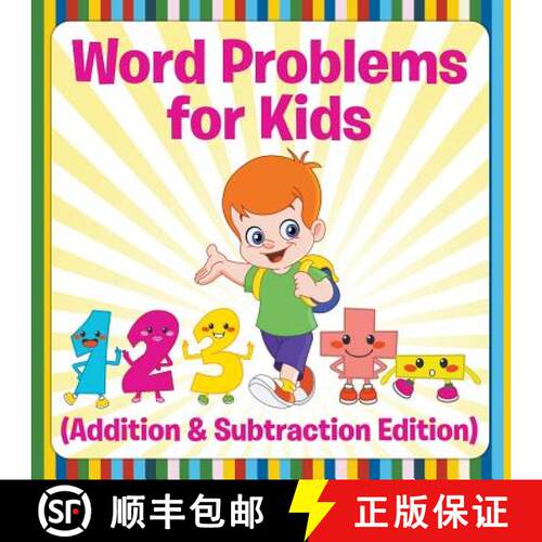 【3-4周达】Word Problems for Kids (Addition & Subtraction Edition) [9781681855882]