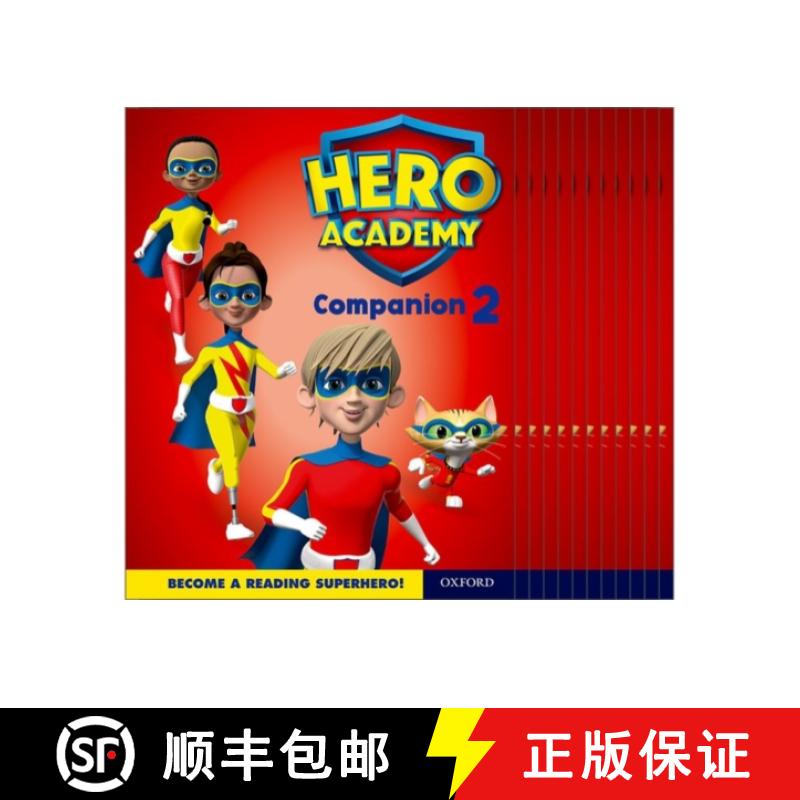 【3-4周达】Hero Academy: Oxford Levels 7-12, Turquoise-Lime+ Book Bands: Companion 2 Class Pack [9780198416852]
