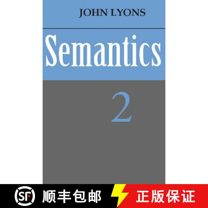 【3-4周达】Semantics: Volume 2 [9780521291866]
