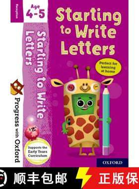 【3-4周达】Progress with Oxford: Progress with Oxford: Starting to Write Letters Age 4-5- Practise fo... [9780192780669]