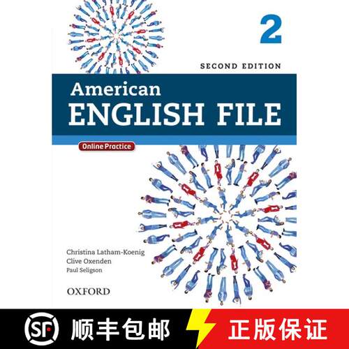 现货 精装 American English File Second Edition: 2 Student's Book with Oxford Online Skills Program [9780194776165]