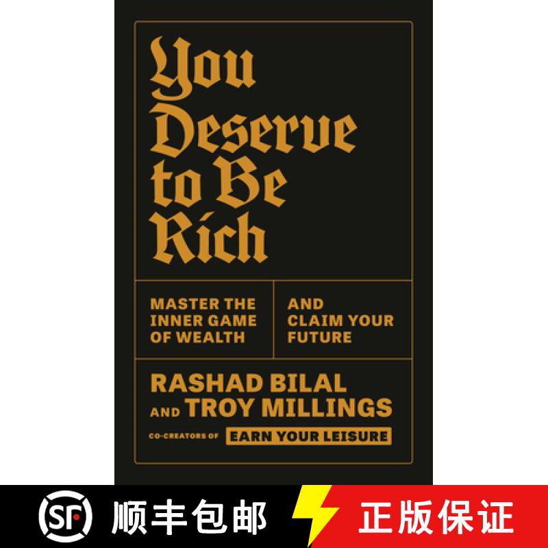 【3-4周达】You Deserve to Be Rich: Master the Inner Game of Wealth and Claim Your Future [9780593728192]