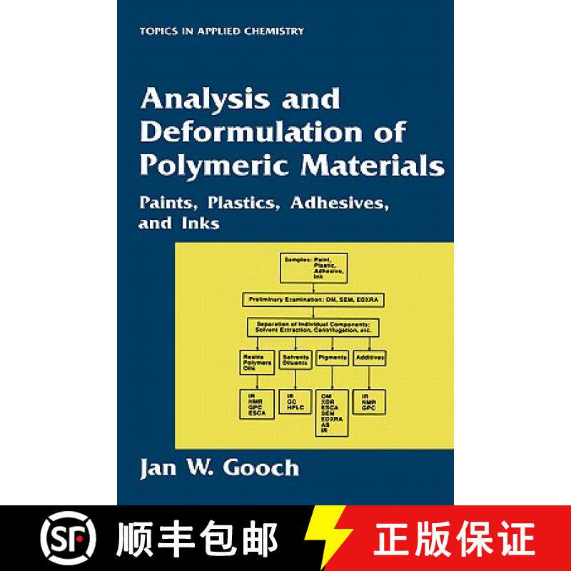 【3-4周达】Analysis and Deformulation of Polymeric Materials : Paints, Plastics, Adhesives, and Inks [9780306455414]