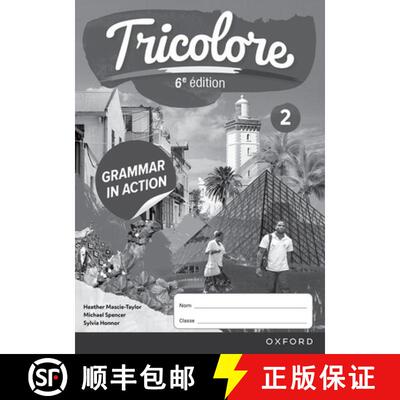 【3-4周达】Tricolore 6e édition: Grammar in Action Workbook 2 (pack of 8) [9781382045278]