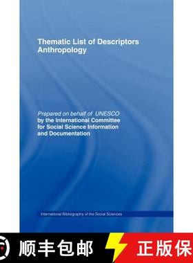 【3-4周达】Thematic List of Descriptors - Anthropology: - Anthropology [9780415017763]