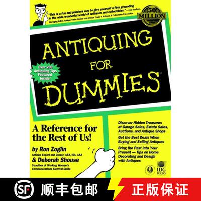 【3-4周达】Antiquing For Dummies [Wiley生活类] [9780764551086]