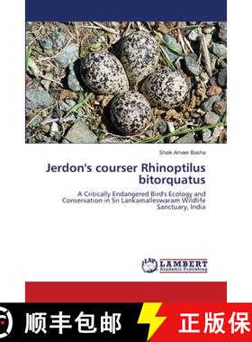 预订 Jerdon's courser Rhinoptilus bitorquatus [9783659221309]