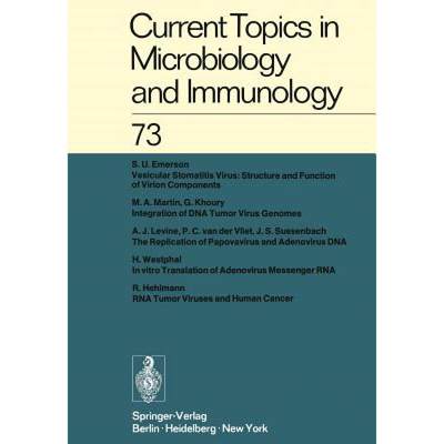 【4周达】Current Topics in Microbiology and Immunology / Ergebnisse Der Mikrobiologie Und Immunitäts... [9783642663086]