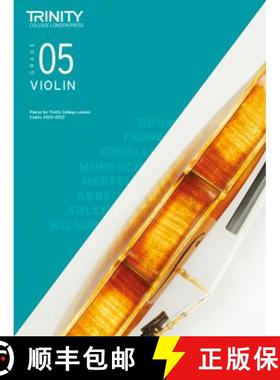 【3-4周达】Trinity College London Violin Exam Pieces From 2020: Grade 5 [9780857368263]