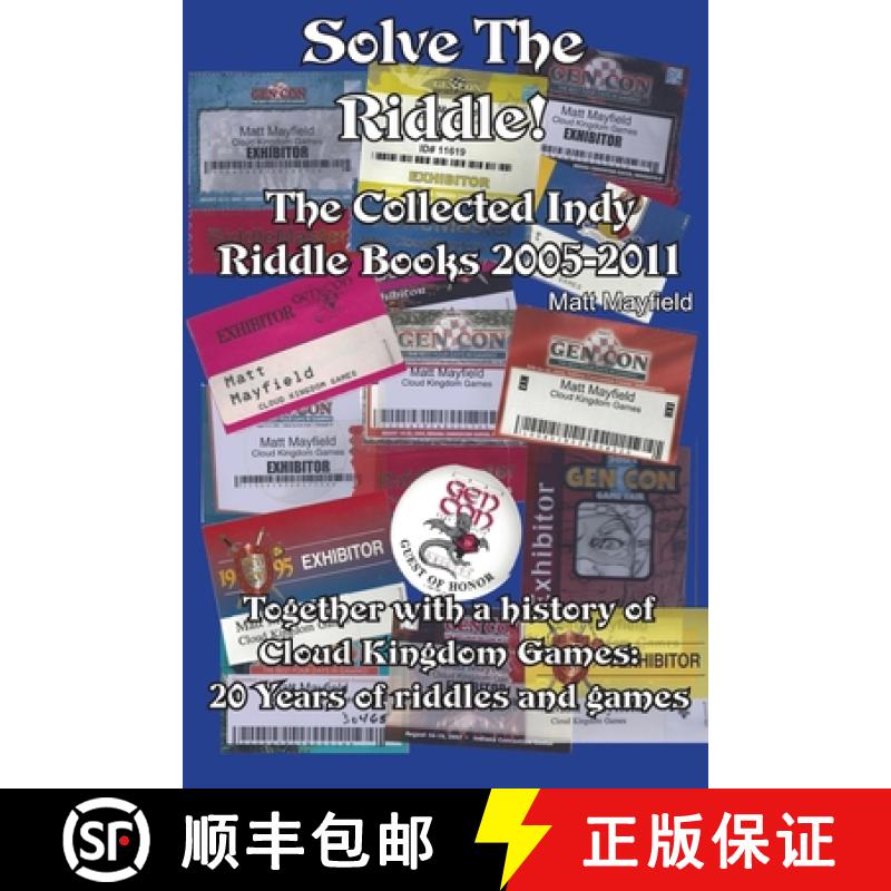 【3-4周达】Solve the Riddle!: The Combined Indy Riddle Books 2005-2011 [9781928807230]