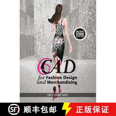 【3-4周达】CAD for Fashion Design and Merchandising: Bundle Book + Studio Access Card [With Access Code] [9781501395345]