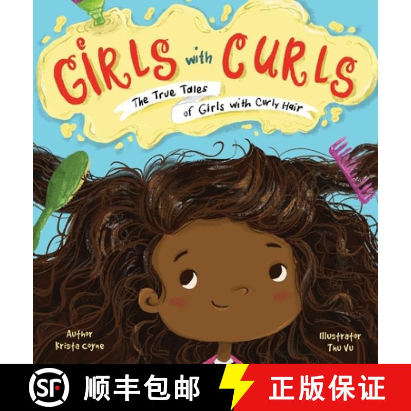 【3-4周达】Girls with Curls: The True Tales of Girls with Curly Hair [9781736360415]