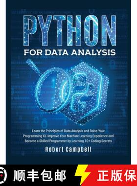 【3-4周达】精装 Python for Data Analysis: Learn the Principles of Data Analysis and Raise Your Progra... [9781803064420]