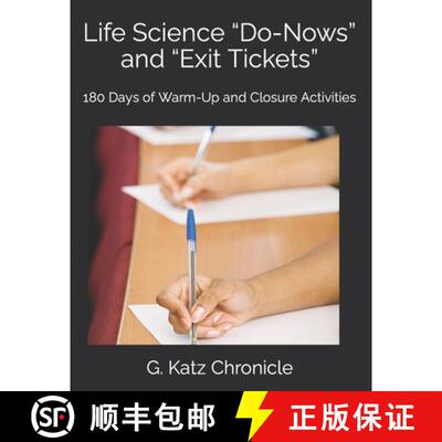 【3-4周达】Life Science Do-Nows and Exit Tickets: 180 Days of Warm-Up and Closure Activities [9781732737914]