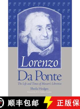 预订 Lorenzo Da Ponte – The Life and Times of Mozart`s Librettist [9780299178741]