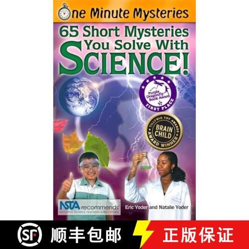 【3-4周达】One Minute Mysteries: 65 Short Mysteries You Solve with Science! [9780967802015]