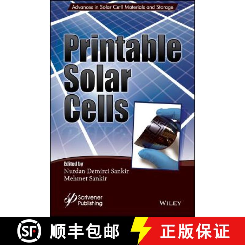 【3-4周达】Printable Solar Cells [Wiley能源] [9781119283713]