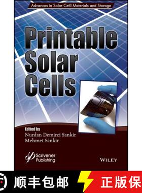 【3-4周达】Printable Solar Cells [Wiley能源] [9781119283713]