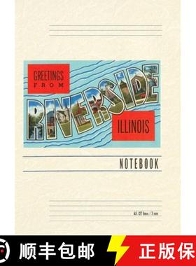 预订 Vintage Lined Notebook Greetings from Riverside, Illinois [9798385415939]