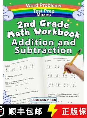 【3-4周达】2nd Grade Math Workbook Addition and Subtraction: Second Grade Workbook, Timed Tests, Ages... [9781952368059]