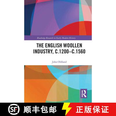 【3-4周达】The English Woollen Industry, C.1200-C.1560 [9780367731922]