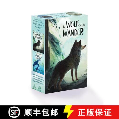 【3-4周达】Rosanne Parry “Voice of the Wilderness” 2-book Box Set: A Wolf Called Wander, A Whale of... [9780063424579]