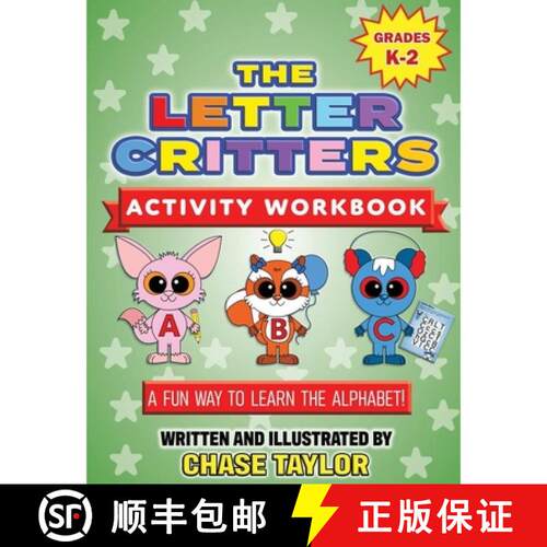 【3-4周达】The Letter Critters Activity Workbook [9798348498368]