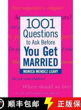 【3-4周达】1001 Questions to Ask Before You Get Married: Prepare for Your Marriage Before You Say I Do [9780071438032]