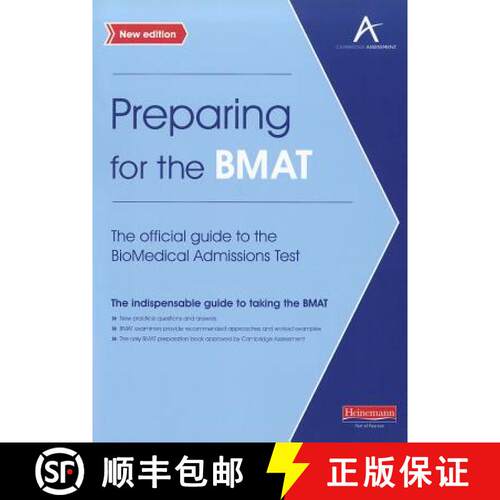 【3-4周达】Preparing for the BMAT: The official guide to the Biomedical Admissions Test New Edition [9780435046873]