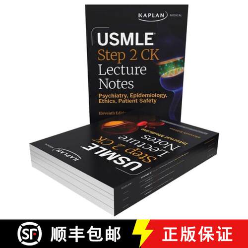 【3-4周达】USMLE Step 2 CK Lecture Notes, Eleventh Edition: 5-Book Clinical Review (2026-2027) (Eleve... [9781506289427]
