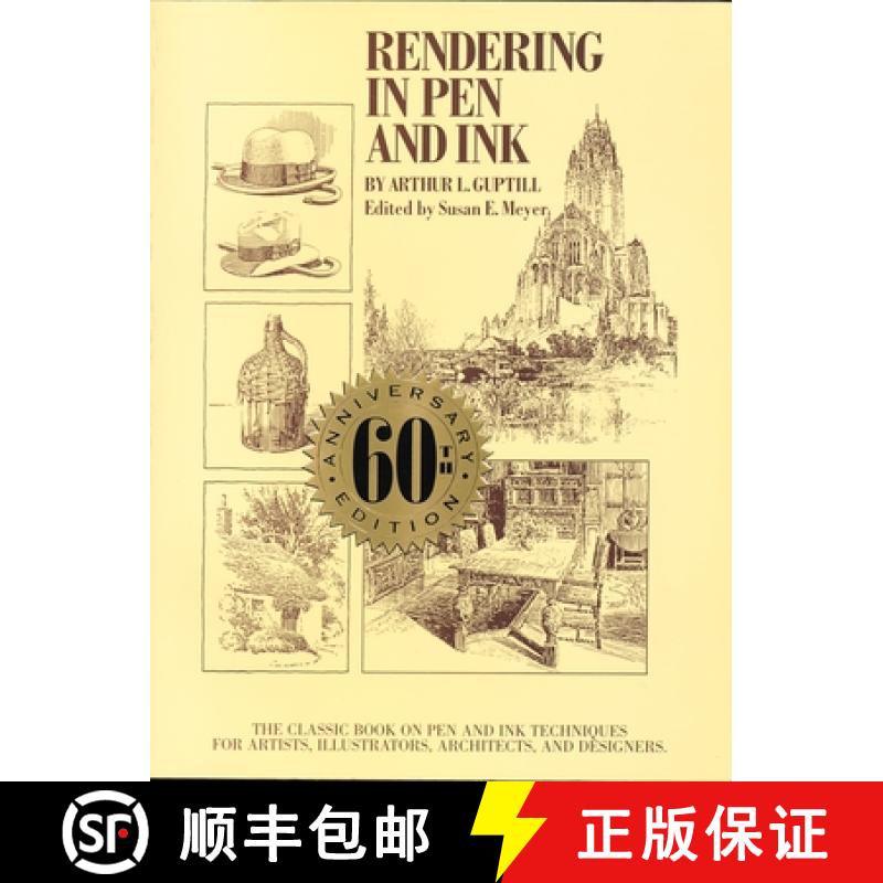 【3-4周达】Rendering in Pen and Ink – 60th Anniversary Editio n: The Classic Book On Pen and Ink Tec... [9780823045297]