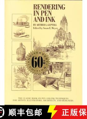 【3-4周达】Rendering in Pen and Ink – 60th Anniversary Editio n: The Classic Book On Pen and Ink Tec... [9780823045297]