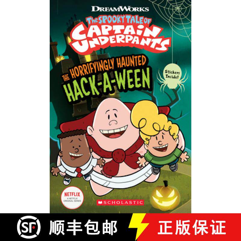 预订 The Horrifyingly Haunted Hack-A-Ween (the Epic Tales of Captain Underpants Tv: Young Graphic Novel) [9781338630213]