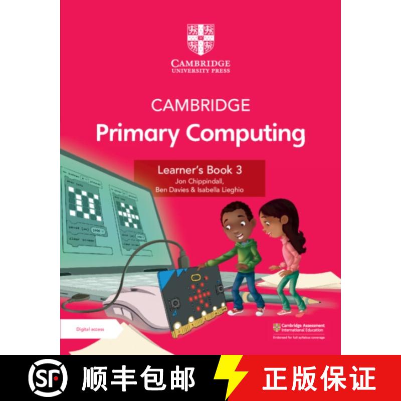 【2-3周达】Cambridge Primary and Lower Secondary Computing Learner's Book 3 with Digital Access (1 Year) [9781009309226]
