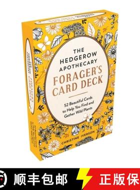 【3-4周达】Hedgerow Apothecary Forager's Card Deck: 52 Beautiful Identification Cards and Booklet to ... [9781837994847]