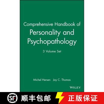 【3-4周达】Comprehensive Handbook of Personality and Psychopathology : 3 Volume Set (Volumes 1– 3) [9780471479451]