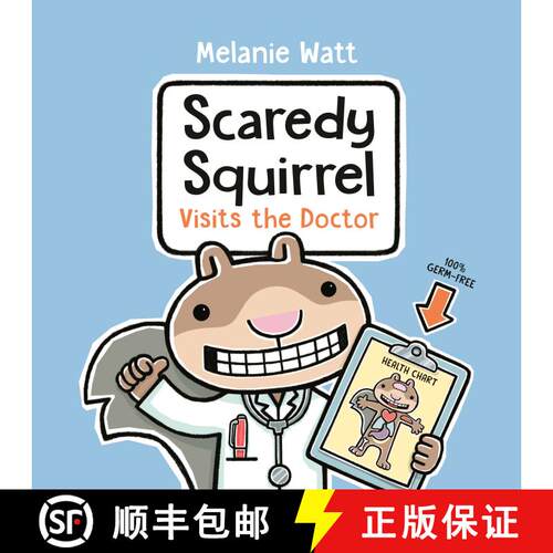 【3-4周达】Scaredy Squirrel Visits the Doctor [9798217120956]