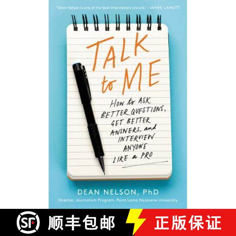 【3-4周达】Talk to Me: How to Ask Better Questions, Get Better Answers, and Interview Anyone Like a Pro [9780062825209]
